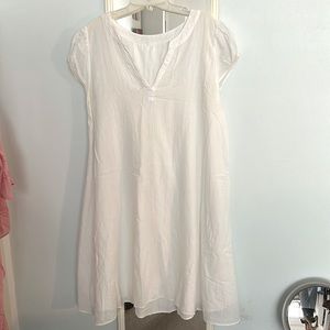 Simple delicate cotton chemise